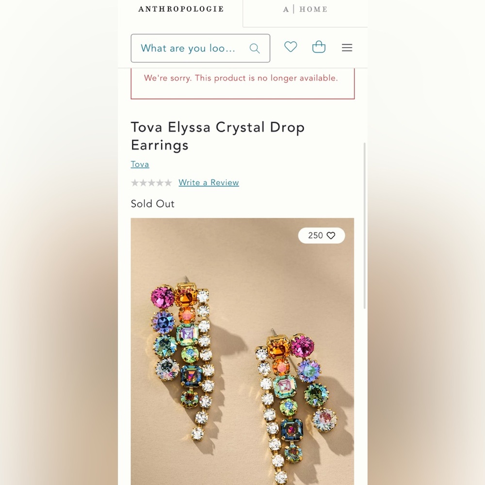 NWT ⚜️💎⚜️ Piper K Gorgeous Crystal Drop Earrings - Picture 6 of 13